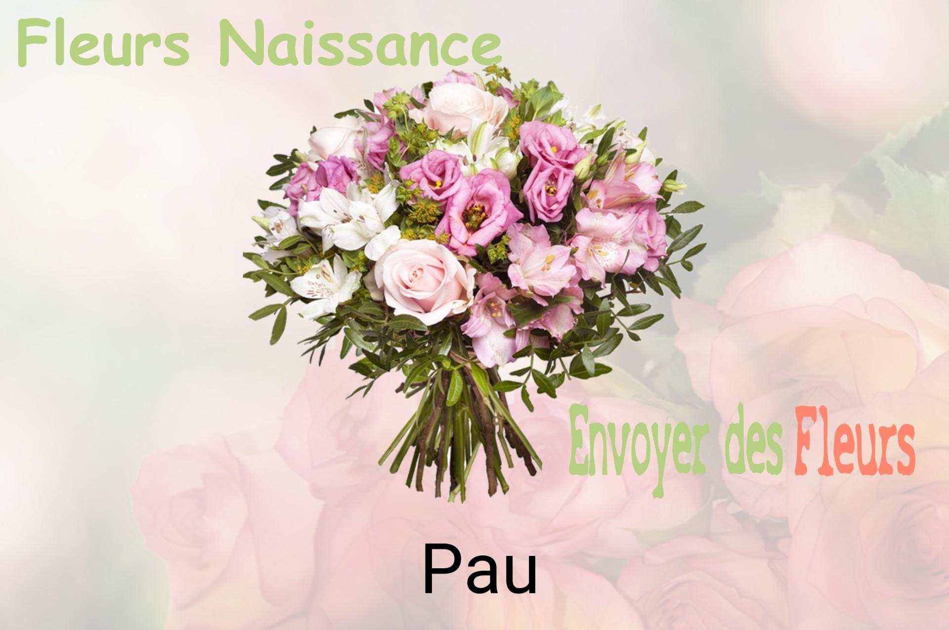 Bouquet de fleurs de naissance livré à Pau